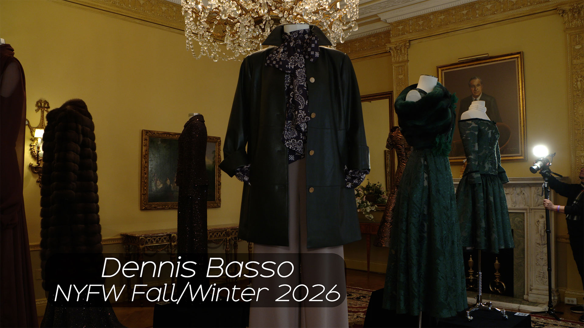 Dennis Basso’s Fall/Winter 2026 Collection Captures the Glamour of New York Evenings
