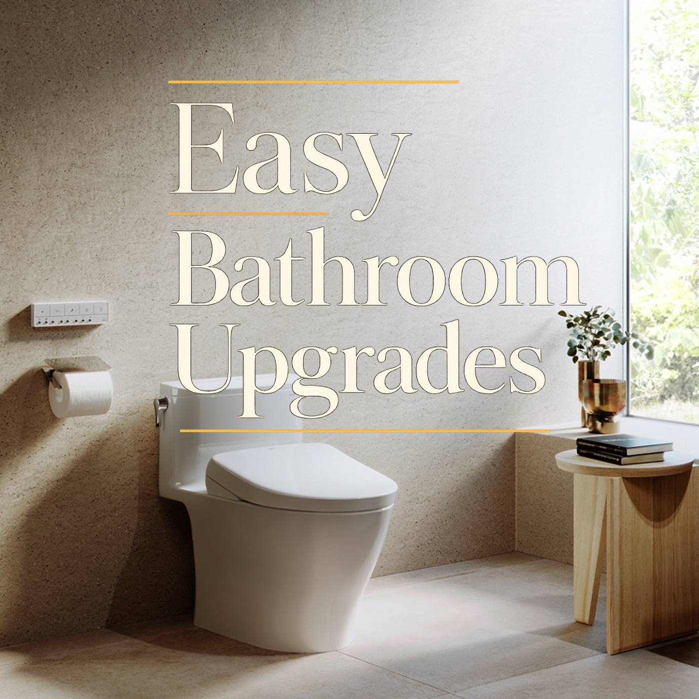Easy Luxury Bathroom Upgrades With TOTO WASHLET